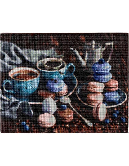 Diamond Painting "Kaffeerunde" 50 x 40 cm