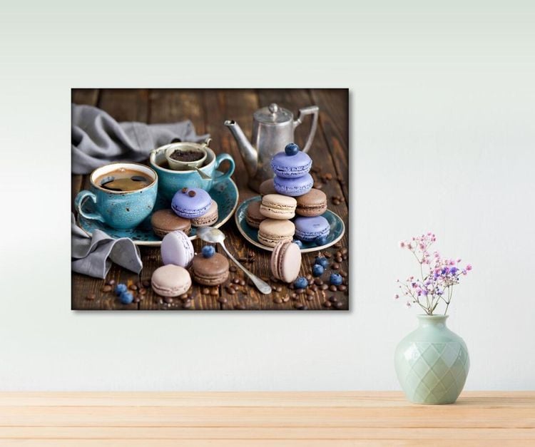 Diamond Painting "Kaffeerunde" 50 x 40 cm