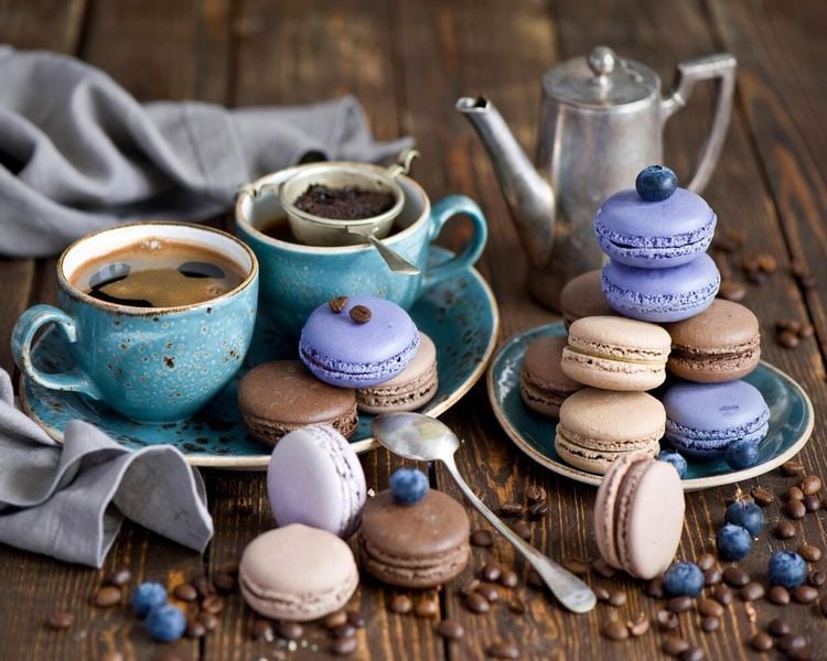 Diamond Painting "Kaffeerunde" 50 x 40 cm