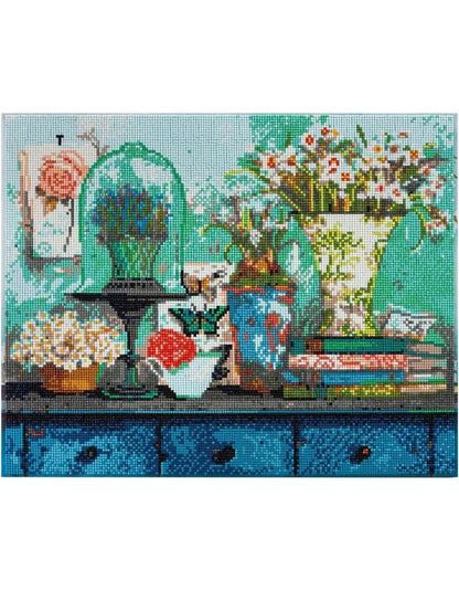 Diamond Painting "Frühlingstisch" 50 x 40 cm