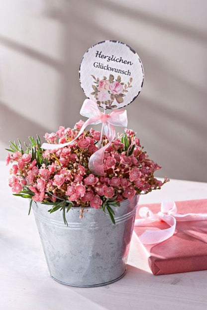 Dekostecker "Romantic Garden" 6er-Set