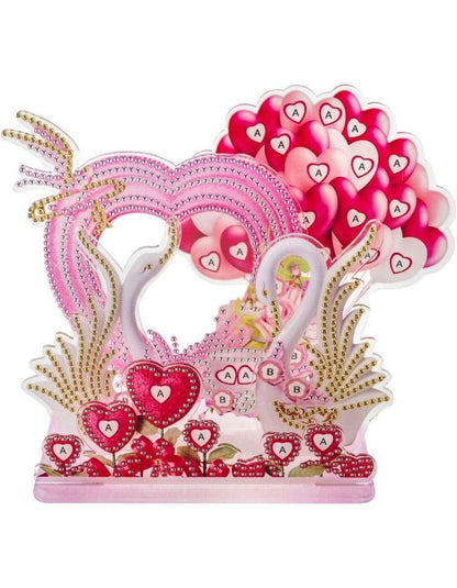 Diamond Painting Bilderrahmen "Love" 15 x 13 cm