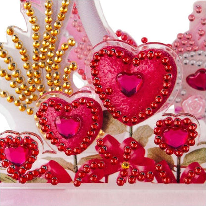 Diamond Painting Bilderrahmen "Love" 15 x 13 cm