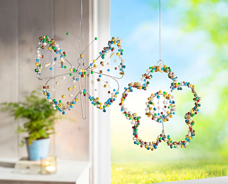 Hängedeko "Spring Beads" 2er-Set