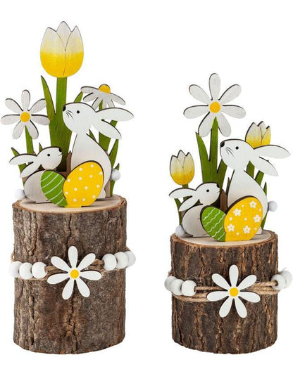 Holzdeko "Ostern" 2er-Set