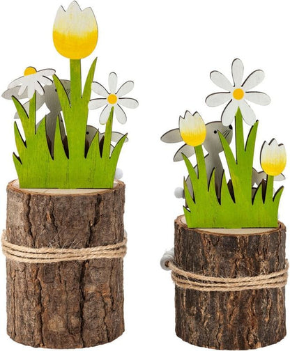 Holzdeko "Ostern" 2er-Set