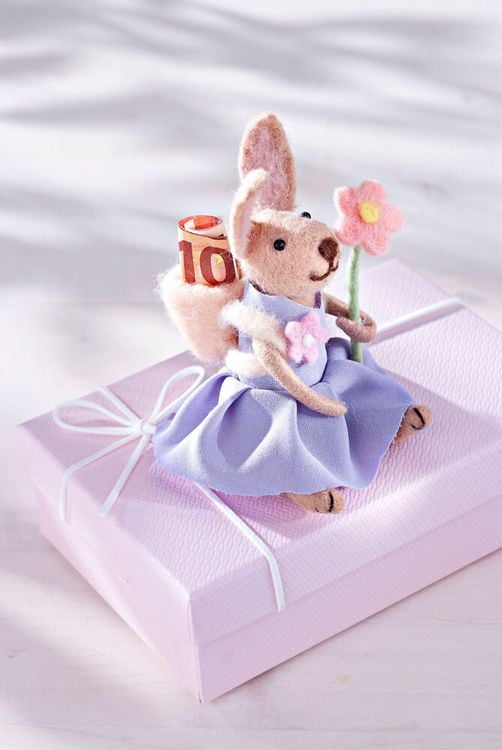 Geldgeschenk Dekohänger "Hasenfreunde" 3er-Set