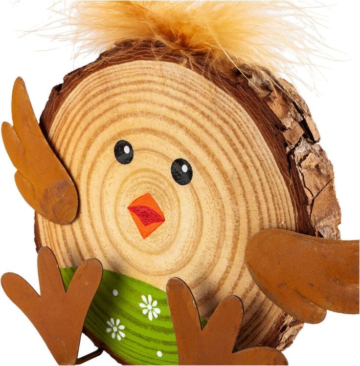 Holzdeko "Küken" 3er-Set
