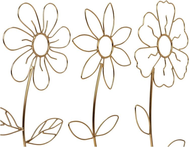 Deko-Objekt Blumen "Aura" 3er-Set