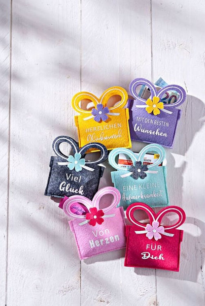 Geldgeschenk Tasche 6er-Set