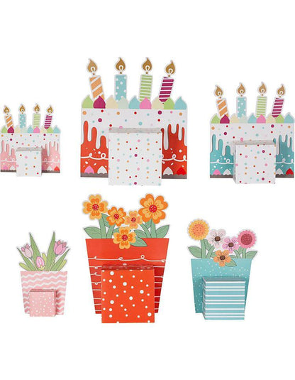 Geschenkboxen "Happy" 6er-Set