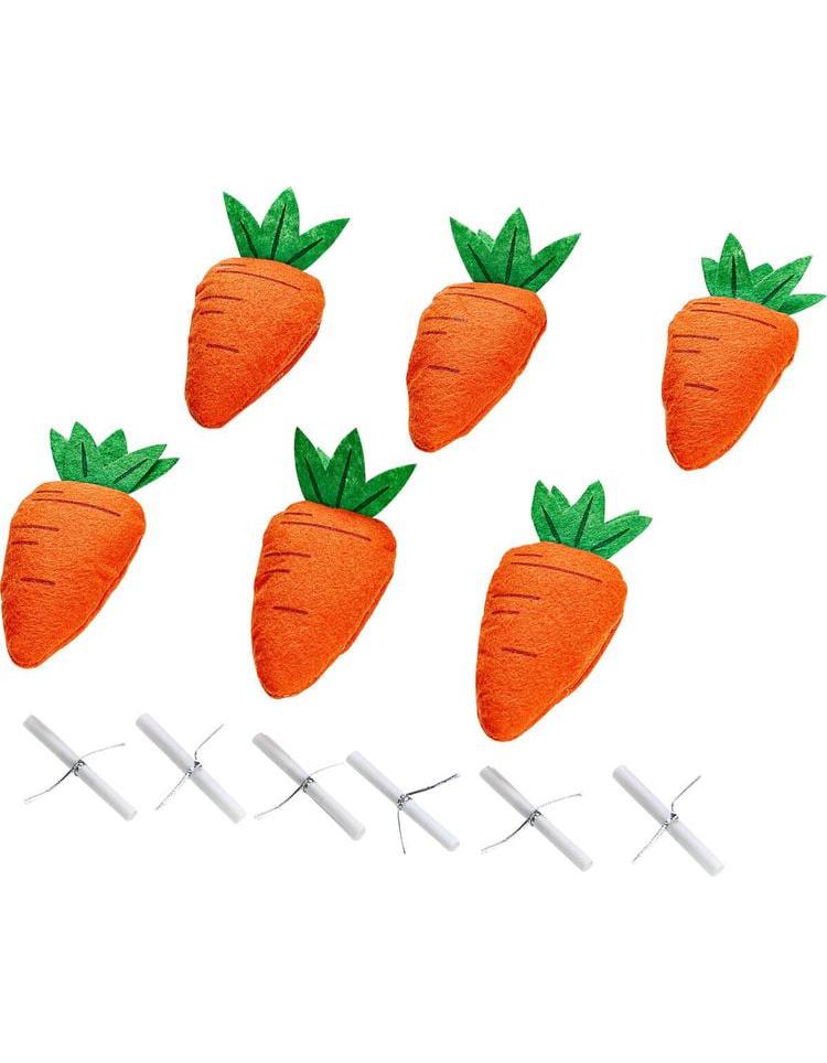 Geschenktaschen "Karotte" 6er-Set