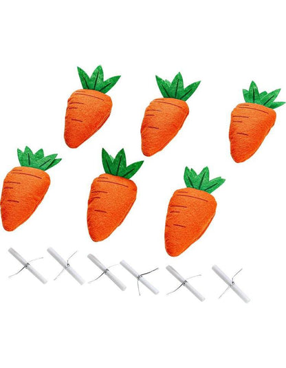 Geschenktaschen "Karotte" 6er-Set