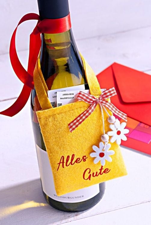 Geldgeschenk Filztaschen, 6er Set