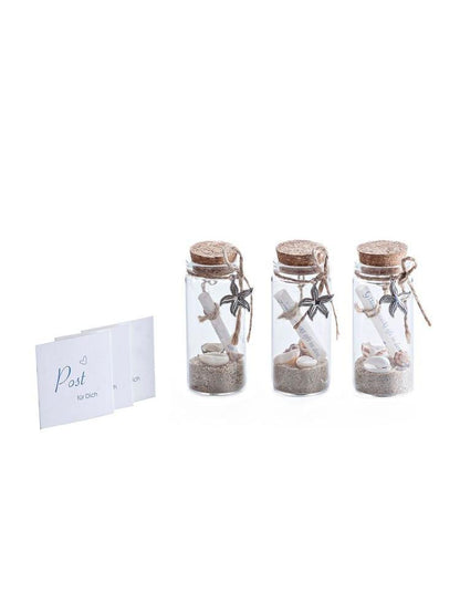 Geschenkset Wunscherfüller "Flaschenpost" 3er-Set