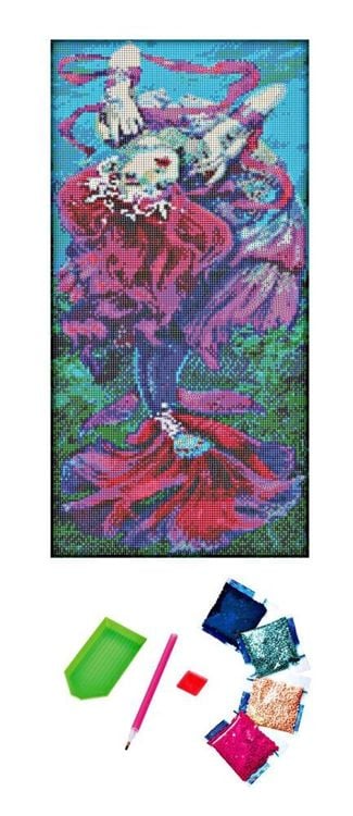 Diamond Painting "Meerjungfrau" 30 x 60 cm