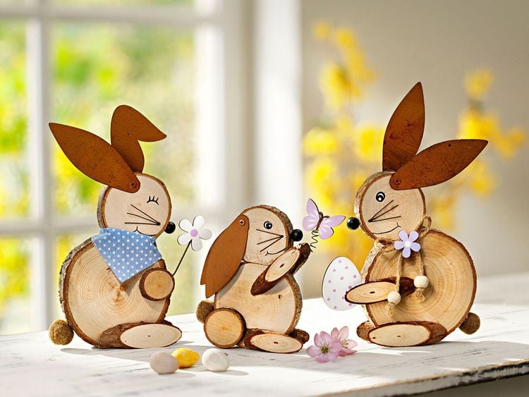 Dekofiguren "Familie Puschel" 3er-Set