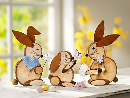 Dekofiguren "Familie Puschel" 3er-Set