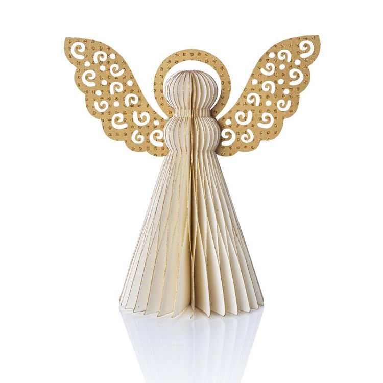 Dekohänger-Engel aus Papier 3er-Set
