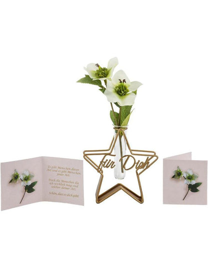 Geschenkset "Für Dich" mit Vase