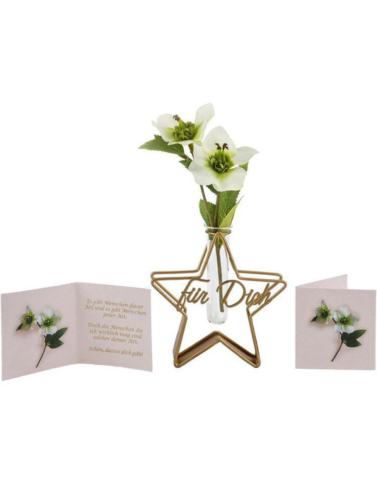 Geschenkset "Für Dich" mit Vase