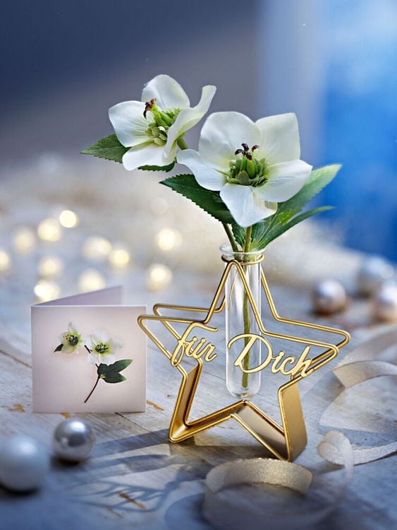 Geschenkset "Für Dich" mit Vase