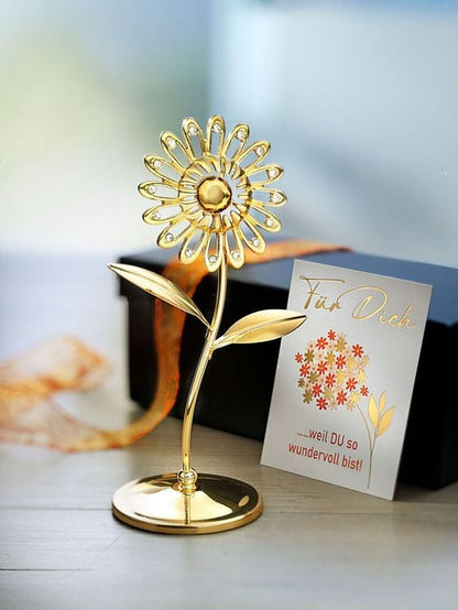 Geschenkset "Blume Crystal" mit Grusskarte