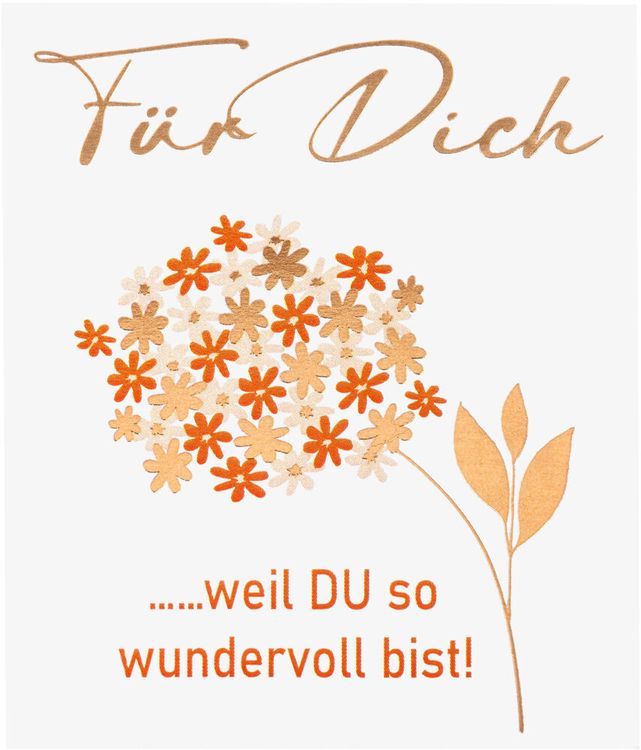 Geschenkset "Blume Crystal" mit Grusskarte