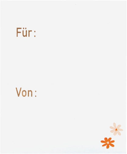 Geschenkset "Blume Crystal" mit Grusskarte