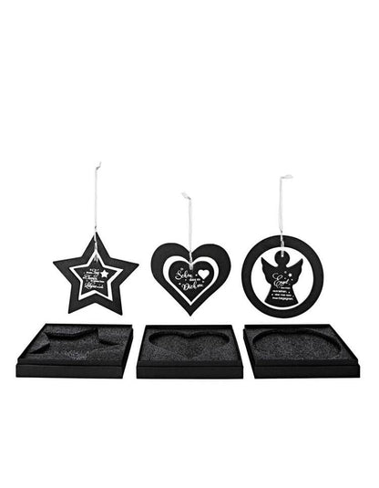 Geschenkset "Gute Wünsche" aus Schiefer, 3er-Set