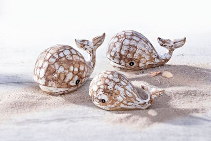 Dekofiguren Wal "Balena" 3er-Set