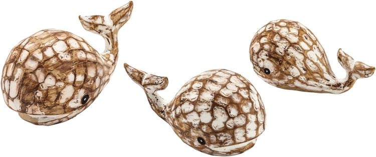 Dekofiguren Wal "Balena" 3er-Set