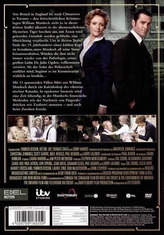 Murdoch Mysteries - Staffel 3