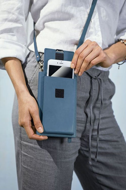 Handytasche Pusteblume d.blau