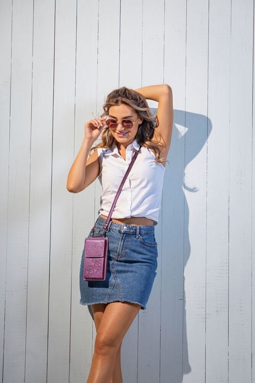 HJP Handytasche "Pusteblume", (Farbe: cognac)