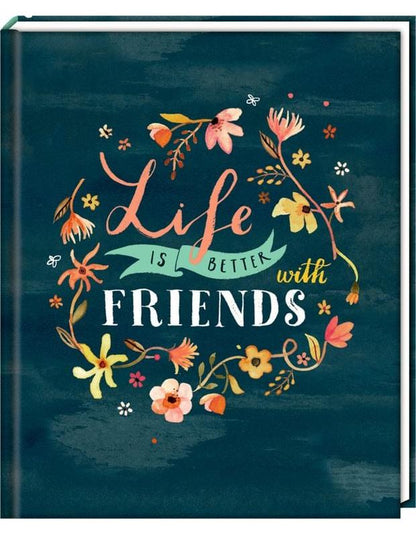 Freundebuch - Handlettering - Life is be