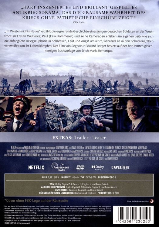 Im Westen nichts Neues (2022)  -DVD
