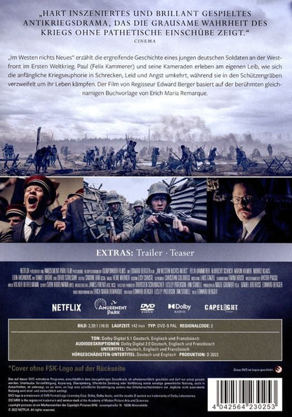 Im Westen nichts Neues (2022)  -DVD