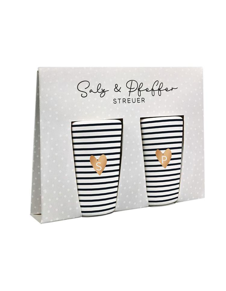 Salz- und Pfefferstreuer-Set Herz