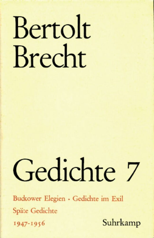 1947-1956 (Bertolt Brecht)