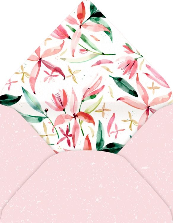 Briefpapier-Set - All about rosé