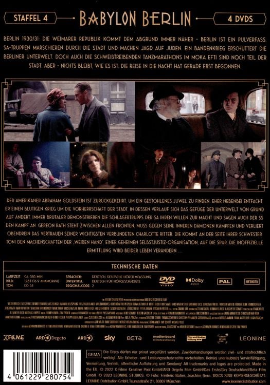 Babylon Berlin-St.4  -4DVD