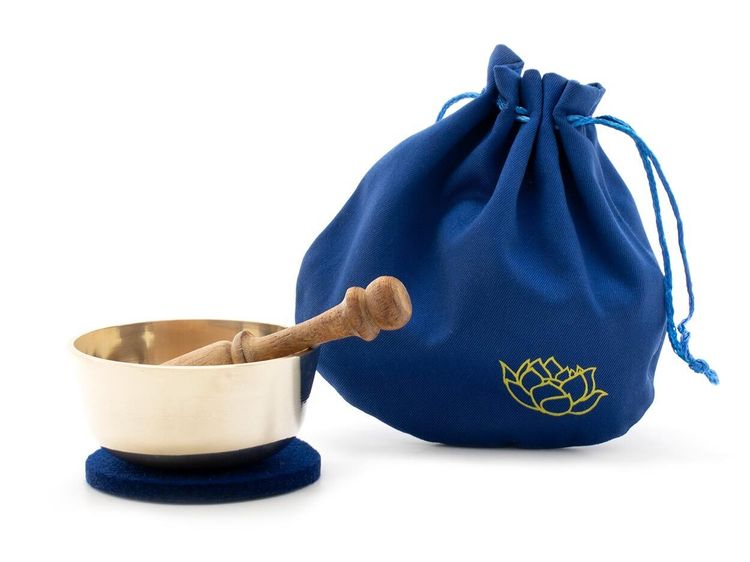 Klangschalen-Set im Beutel blau midi