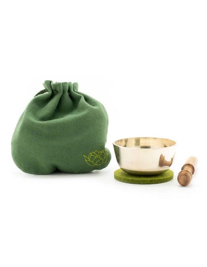 Klangschalen-Set im Beutel grün midi