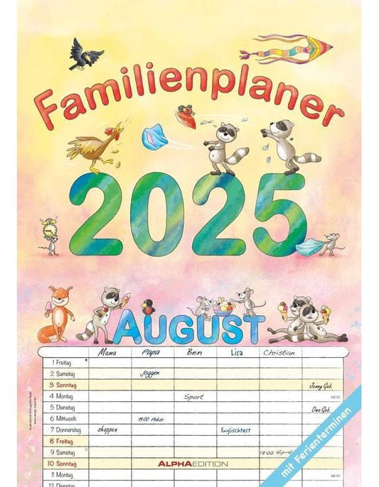 Alpha Edition - Familienplaner Cartoon 2
