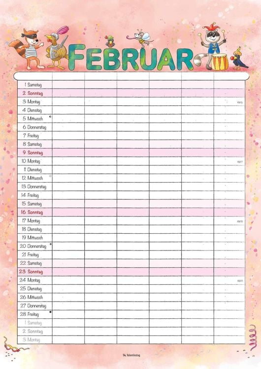 Alpha Edition - Familienplaner Cartoon 2