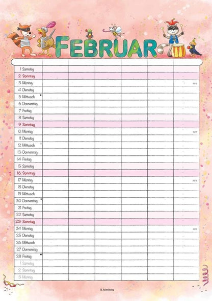 Alpha Edition - Familienplaner Cartoon 2