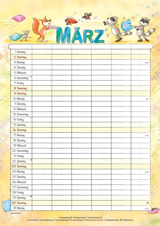 Alpha Edition - Familienplaner Cartoon 2