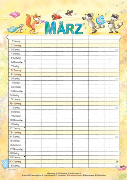 Alpha Edition - Familienplaner Cartoon 2