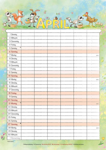 Alpha Edition - Familienplaner Cartoon 2